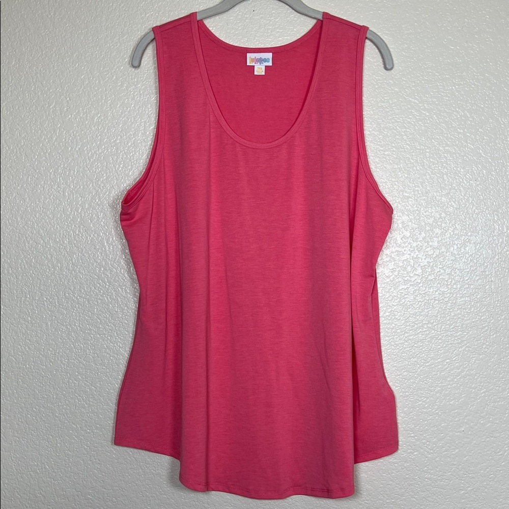 Pink Lularoe tank top, size 3X